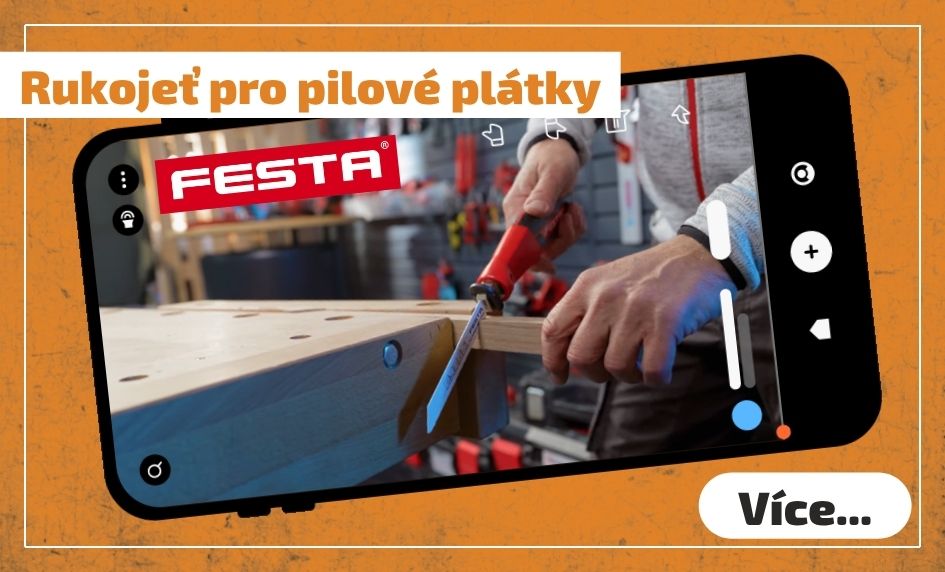 Nové video: rukojeť pro pilové pásky