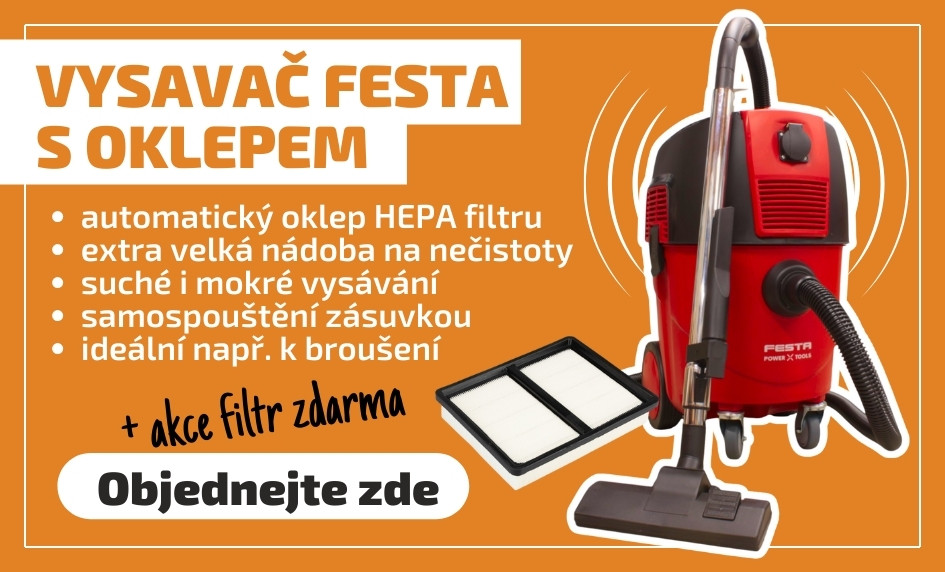 Vysavač FESTA s oklemem