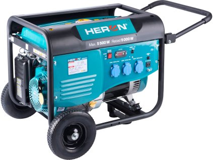 elektrocentrála benzínová 13HP/5,5kW, pro svařování, podvozek 8896413