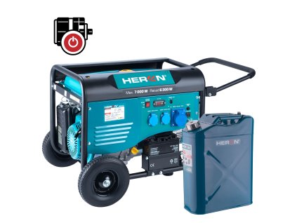 Elektrocentrála benzínová HERON 7,0kW