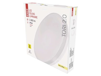LED přisazené svítidlo TORI, kruhové bílé 24W teplá b., IP54