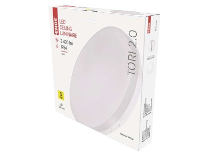 LED přisazené svítidlo TORI, kruhové bílé 24W neutrální b., IP54 ZM4322