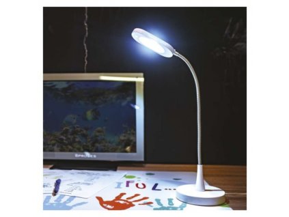 LED stolní lampa white & home, bílá 1 ks, krabice