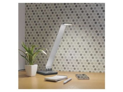 LED stolní lampa ALVIN, stříbrná Z7607S
