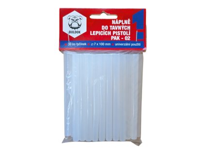 30ks univerzální 7 x 100 mm tavné tyčinky PAK 02