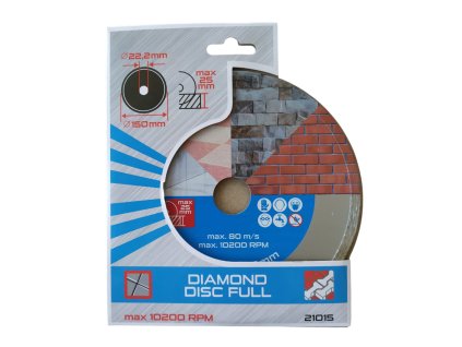 Kotouč diamantový DIAMANT 150x2,2x22,2mm plný