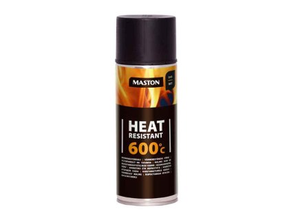 Maston spray HEAT RESISTANT 600°C BLACK MATT černá matná 400ml