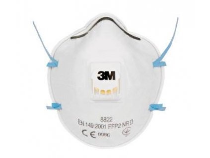 Respirátor proti pevným částicím 3M™ 8822 FFP2 s ventilkem