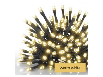 Standard LED spojovací vánoční řetěz, 5 m, venkovní i vnitřní, teplá bílá 1 ks, krabice  D1AW02
