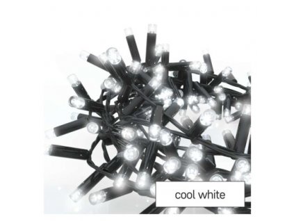 Profi LED spojovací řetěz černý – ježek, 3 m, venkovní i vnitřní, studená bílá 1 ks, krabice  D2BC01