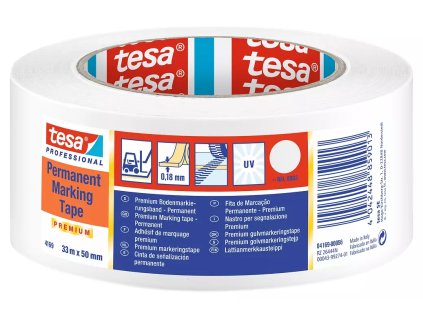 TESA 04169 značkovací PVC páska (Varianta 50 mm x 33 m červená (04169-00059-94))