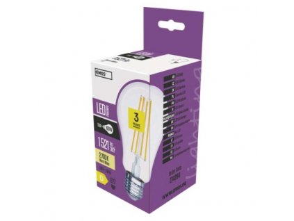 LED žárovka Filament A67 / E27 / 11 W (100 W) / 1 521 lm / teplá bílá 1 ks, krabička  Z74284