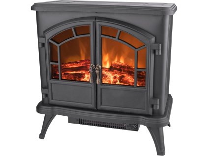 krb elektrický s plápolajícím ohněm LED a topením, 1800W 43421