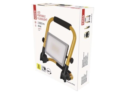 LED reflektor ILIO přenosný, 31W, žlutý, neutrální bílá 1 ks, krabice