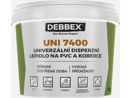 Univerzální disperzní lepidlo na PVC a koberce UNI 7400 (Varianta 1kg)
