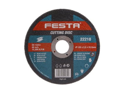 Kotouč řezný FESTA na kov 125x2.5x22.2mm