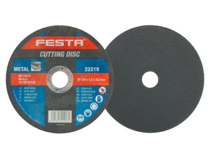 Kotouč řezný FESTA na kov 150x1,2x22,2mm