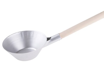 Naběračka zednická ocel s násadou (Průměr 215 mm, Délka násady 160 mm)