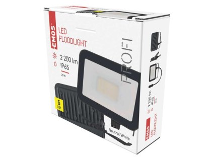 LED reflektor INOVO 20W, antracit, neutrání bílá
