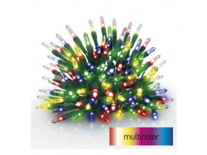 LED vánoční řetěz – tradiční, 17,85 m, venkovní i vnitřní, multicolor 1 ks, krabice