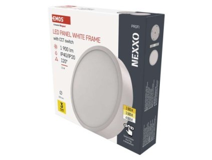 LED přisazené svítidlo NEXXO, kruhové, bílé, 21W, se změnou CCT 1 ks, krabice
