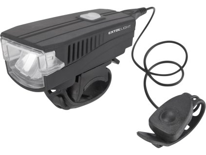 svetlo bile na kolo 350lm usb nabijeni klakson 5w led img 43137 fd 99