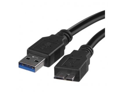 USB kabel 3.0 A vidlice – micro B vidlice 1m 1 ks, blistr
