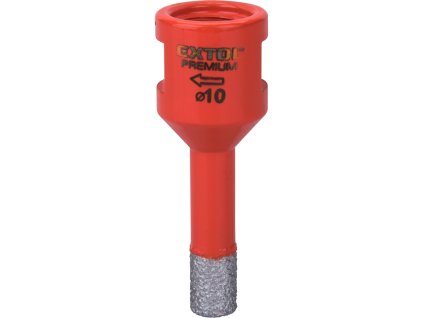 Korunka vykružovací diamantová, závit M14 (Průměr korunky 10 mm)