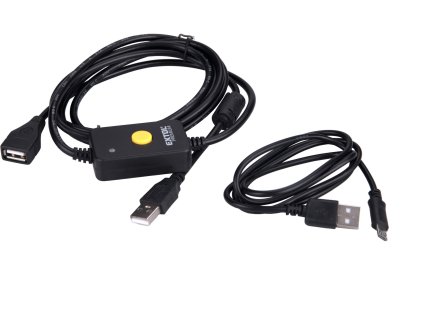 Kabel pro přenos dat k posuvkám 8825221, 8825224, USB-A(male) - USB micro(male), délka 2,8m