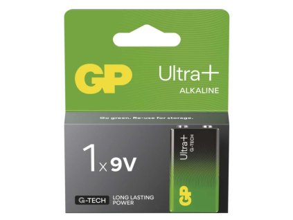 Alkalická baterie GP Ultra Plus 9V (6LR61), 1 ks