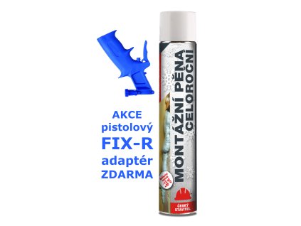 Montážní pěna celoroční ČS 750 ml (AKCE FIX-R ZDARMA)