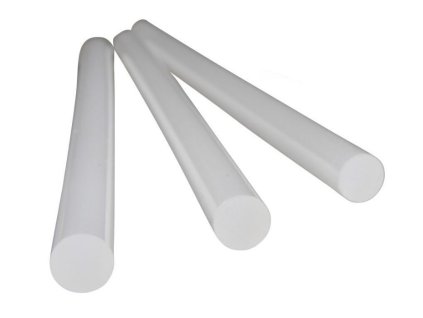 10kg transparentní 11 x 300 mm tavné tyčinky 708NT (Barva průsvitně bílé, Varianta Tyčinky 11 x 300 mm, Velikost balení 10kg)
