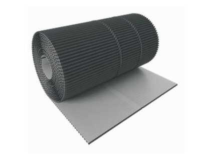 Pás komínový CoroMIN ALU plisování (příčně lisovaný) 300 mm x 5 m (Varianta RAL 7021 antracitová)