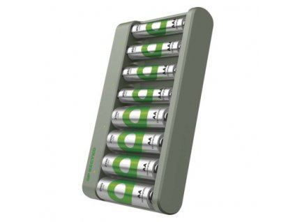 Nabíječka baterií GP Eco E821 + 4× AA 2100 + 4× AAA 850 1 ks, papírová krabička