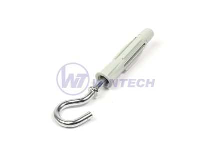 Hmoždinka uzlovací s lem. a háčkem 8x51 50ks