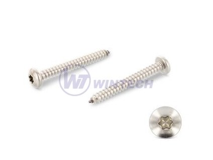 Šroub do plechu 2,2x6,5 DIN 7981C A4 TX 6 1000ks