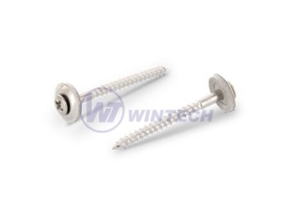 Klemp.šroub, EPDM, DIN7995,PZ2 5,0x200A2 100ks