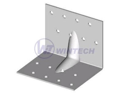 Úhelník s výztuhou 05-12, 70x70x80 ZAR