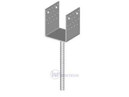 Patka kotevní do betonu 14-02/70x80, M16