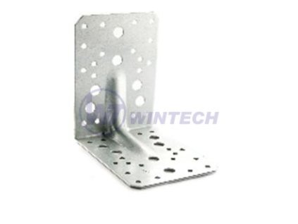 Úhelník s prolisem KP 7, 130x130x100x2,5mm, ZB