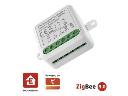 GoSmart modul spínací IP-2104SZ, ZigBee, 2-kanálový (nevyžaduje N vodič) 1 ks, papírová krabička