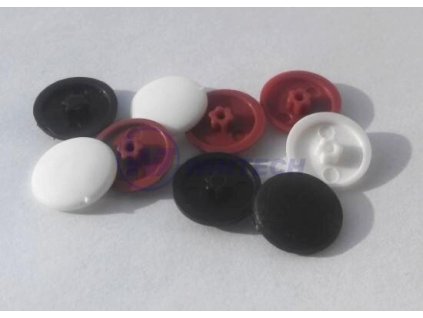 Krytka vrutu TORX 25 - BÍLÁ 100ks