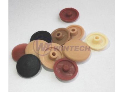 Krytka konfirmátu -TMAVĚ BÉŽOVÁ 6,3/7mm 1000ks