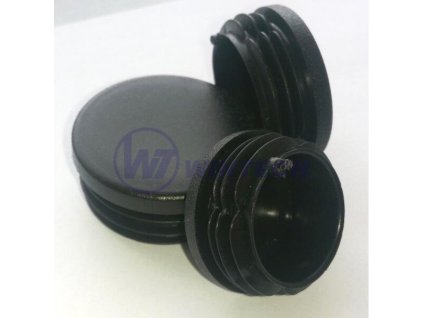 Zátka do trubky kruhová 114mm, černá 1ks