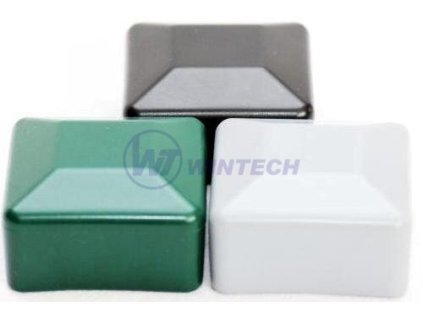 Zátka pro obdélník. pl.sl.40x80mm,zelená 1ks