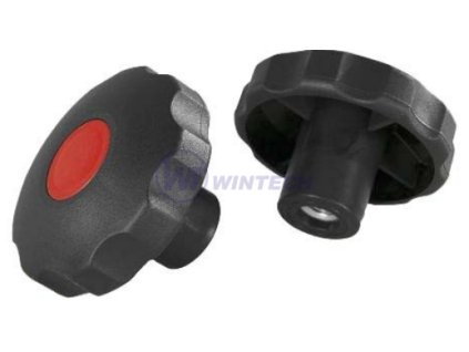 Matice hvězdicová M5 30x10x10mm, černá