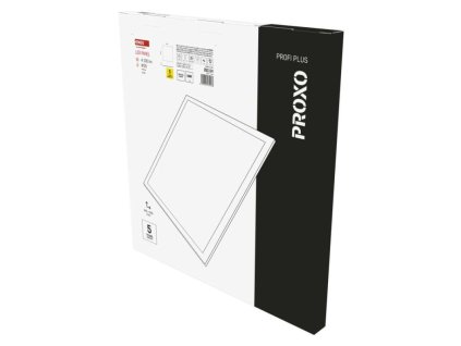 LED panel PROXO 60×60, čtvercový vestavný bílý, 33W neutrální bílá UGR