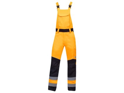 Reflexní kalhoty s laclem ARDON®SIGNAL+ oranžovo-černá