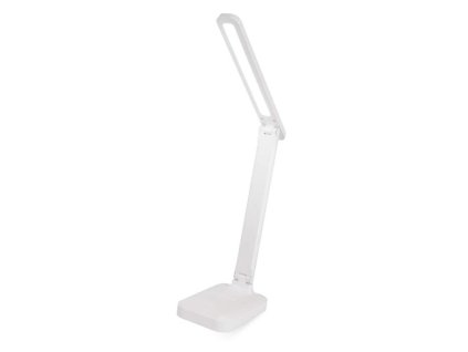 LED stolní lampa AMY, nabíjecí, bílá
