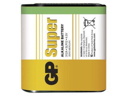 Alkalická baterie GP Super 3LR12 (4,5V), 1 ks